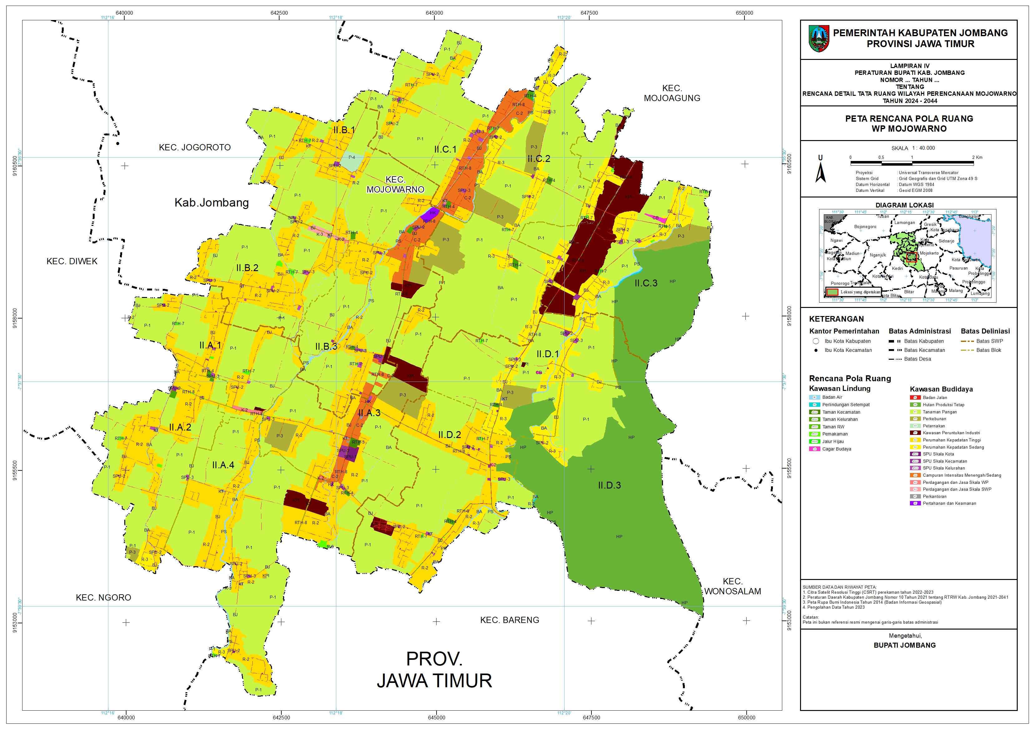 Mojowarno Detailed Spatial Planning (RDTR)